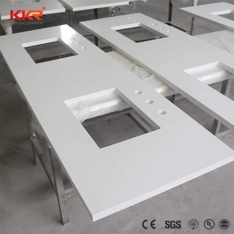 High End Artificial Stone Solid Surface Furniture Bathroom Countertop