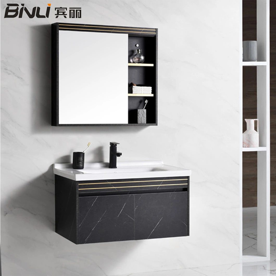 Best Selling Ceramic Basin Bathroom Vanities Furniture Wooden Bathroom Cabinet