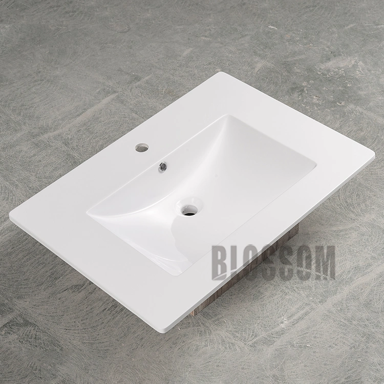 Bathroom Cabinet Artificial Solid Stone Acrylic Vanity Top with Integrated Sink