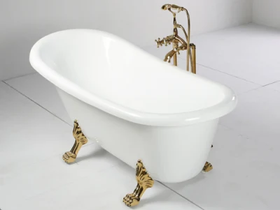 Clawfoot Acrylic Bathtub in Freestanding Type