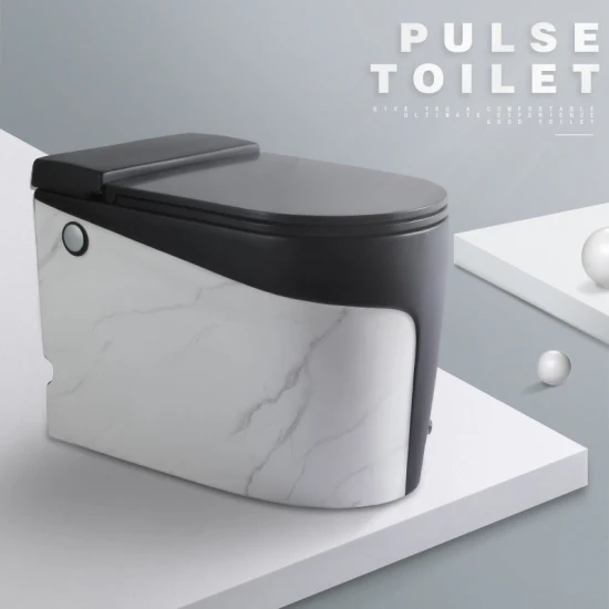 Tankless Pulse Flushing Floor Mount Water Closet Round Shape Toilet