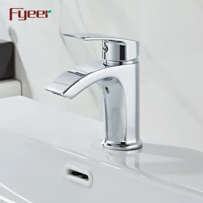Fyeer 2022 Commercial Brass Chrome Bathroom Basin Faucet