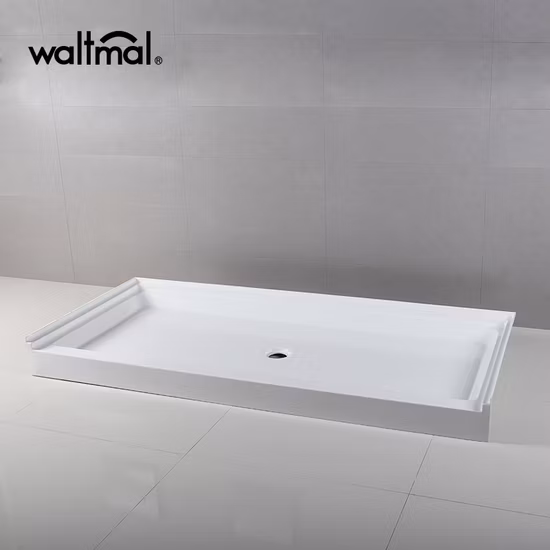 72" Cupc Approved Quality Tile Flange Acrylic Shower Pan Shower Base