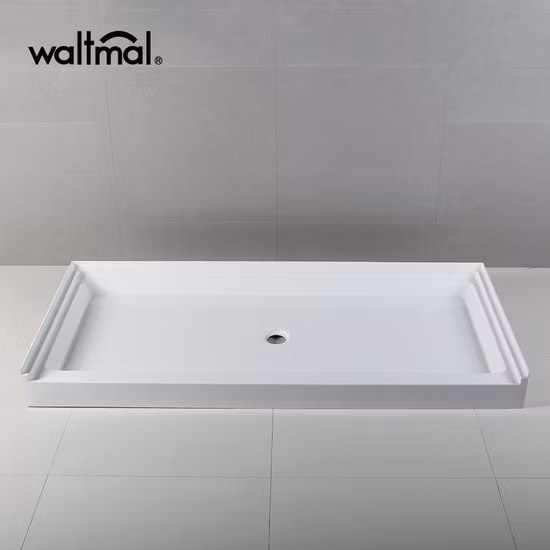 72" Cupc Approved Quality Tile Flange Acrylic Shower Pan Shower Base