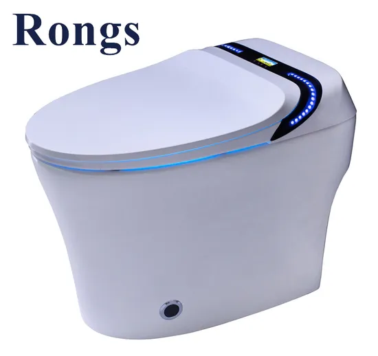 Modern Intelligent Ceramic Bathroom Smart Toilet with Waterproof Remote Control