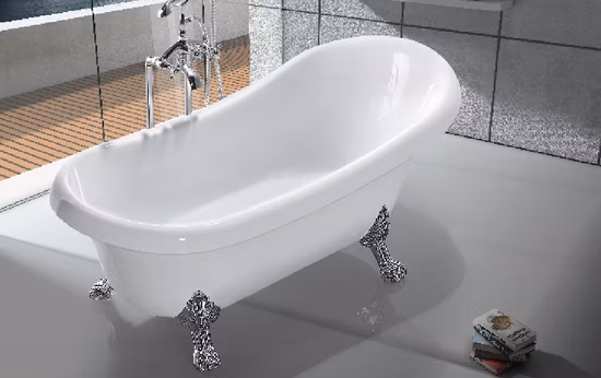 Clawfoot Acrylic Bathtub in Freestanding Type