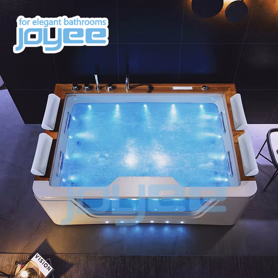 Freestanding Installation Type and Acrylic Material Whirlpool SPA Bathtub