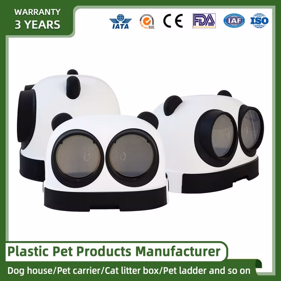 Extra Large Space Fully Enclosed Cat Litter Box Ladybug Shape Deodorant Splash Large Cat Toilet