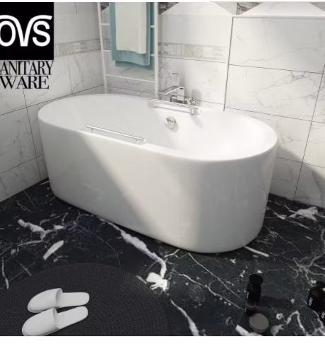 Function and Freestanding Acrylic Bathtub Soaking Type Bathtub (BJ6065)