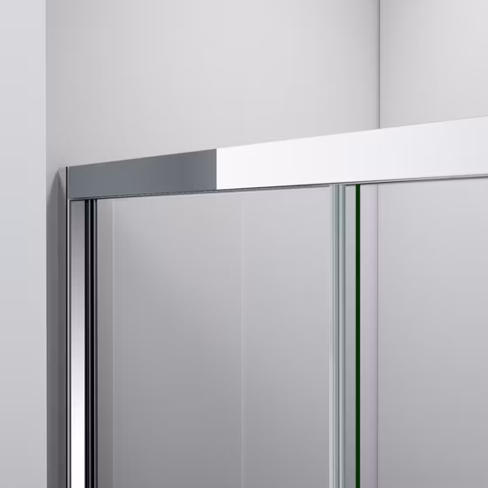 Factory Price Bathroom Aluminium Profile Sliding Tempered Glass Partition Shower Door